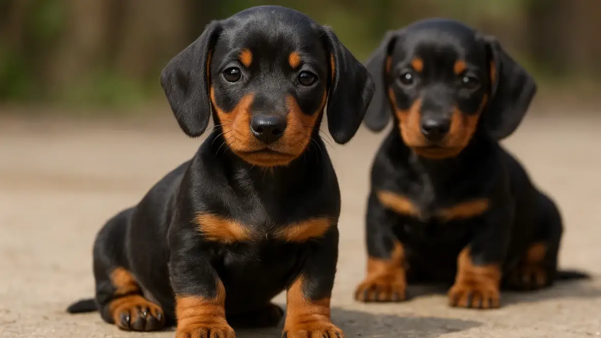 Criadero de Teckel. Carácter fuerte en un cuerpo pequeño